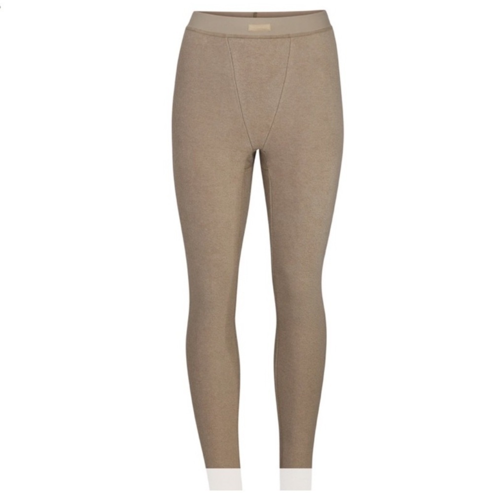 Skims High Waist Terry Cloth Legging Desert XL Athleisure Cozycore Cabincore